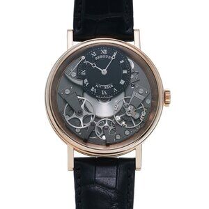 BREGUET Classic Tradition 7057BR/G9/9W6 gray/Black/Noir/Skeleton mens Watche...
